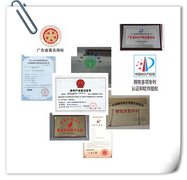 富家ob电竞专利证书